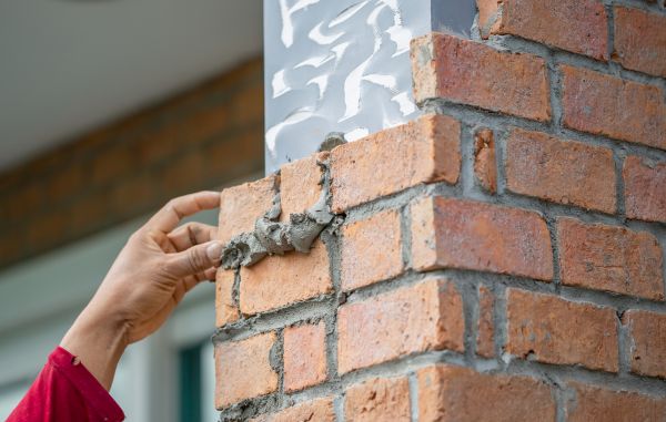 Brick Pillar Repair in Sandpoint
