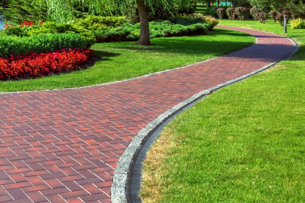 Brick Walkway Installation in Sandpoint