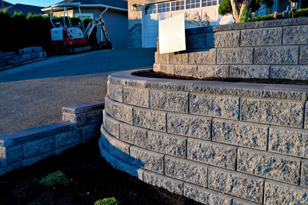 Stone Retaining Wall Repair in Sandpoint