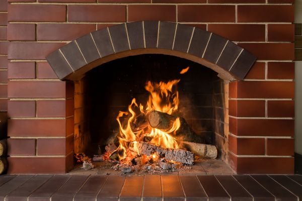 Brick Fireplace Installation in Sandpoint