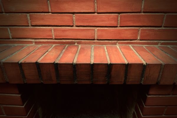 Brick Mantel Installation in Sandpoint