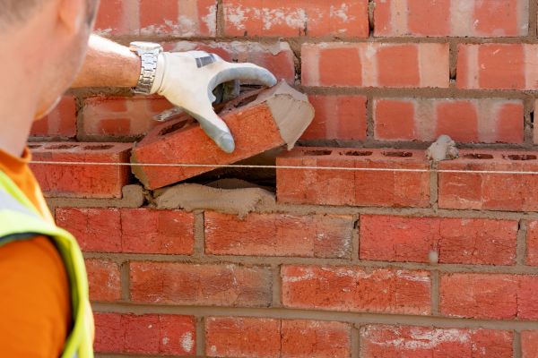 Red Brick Installation in Sandpoint