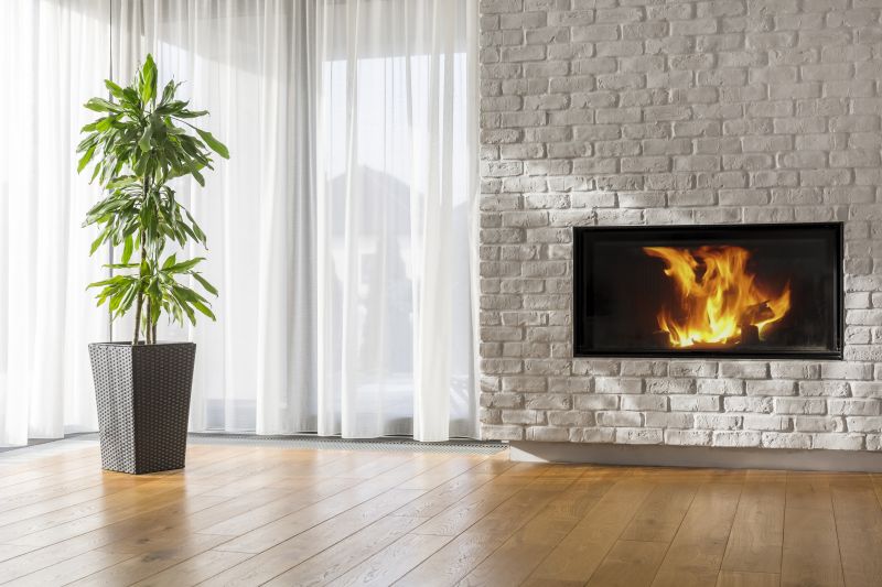 Brick Fireplace Installation